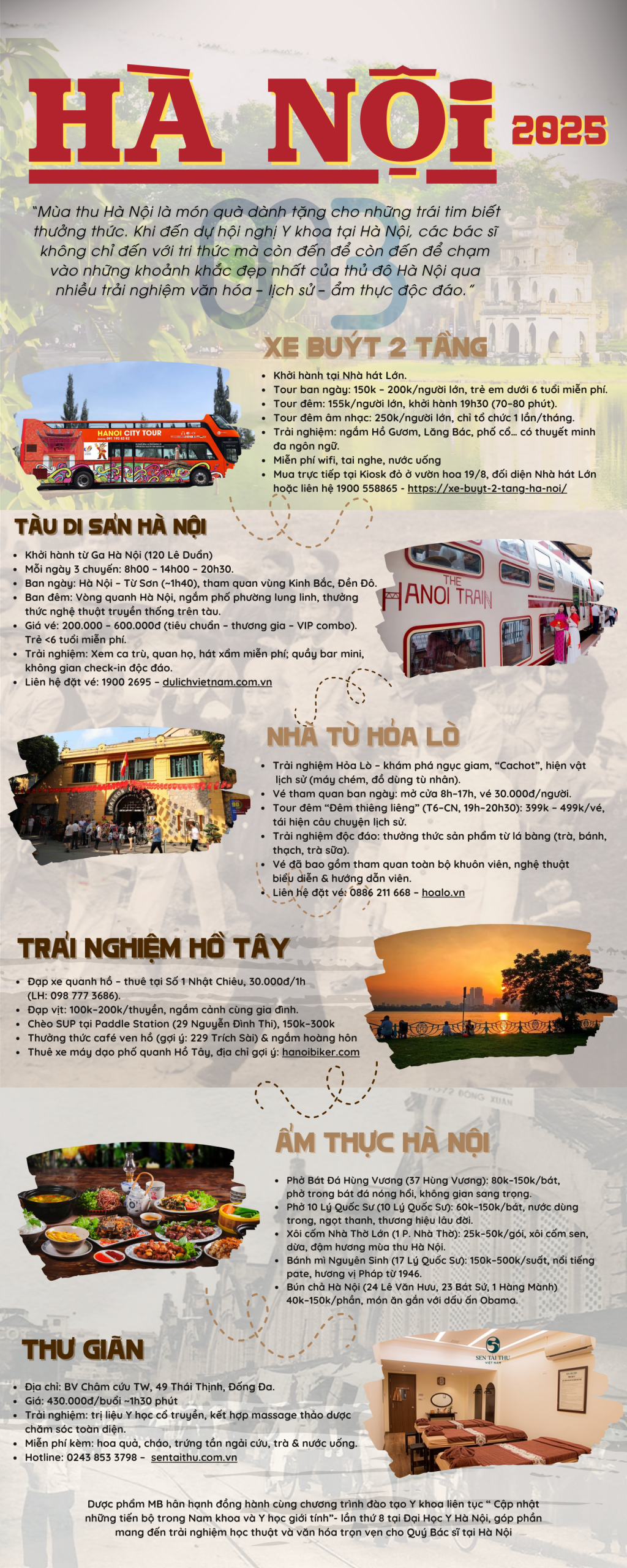 Gợi ý điểm đến mùa thu Hà Nội dành cho bác sĩ