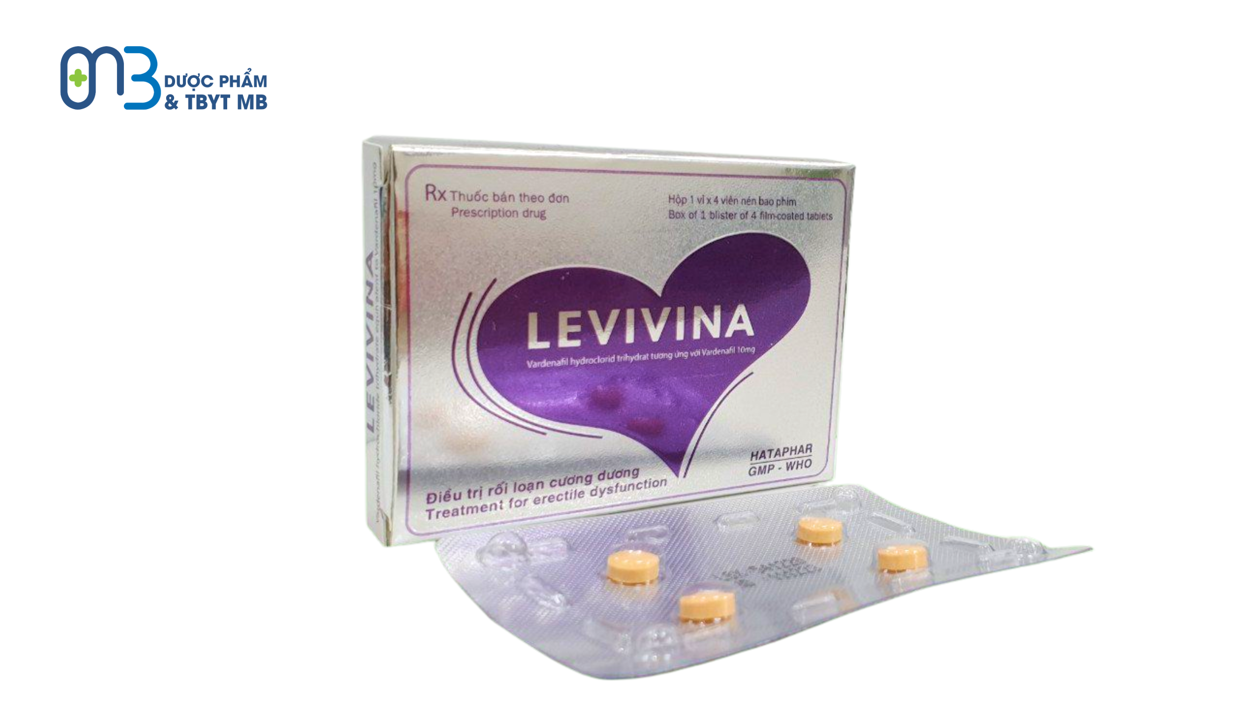 Thuốc Levina 20mg điều trị rối loạn cương dương ở nam giới Thuốc Levina 20mg điều trị rối loạn cương dương ở nam giới